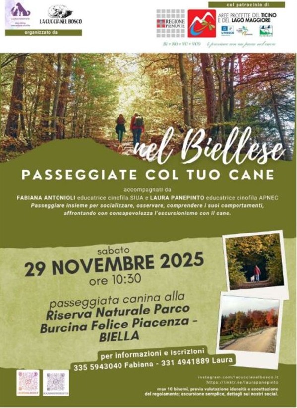 Locandina passeggiata canina