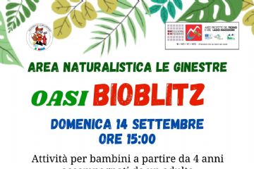 Bio Blitz all&#39;Oasi delle Ginestre - domenica 14 settembre
