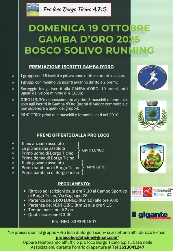 bosco solivo running