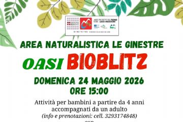 Bio Blitz all'Oasi delle Ginestre - domenica 24 maggio