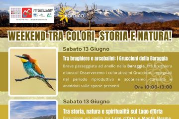 Weekend tra colori, storia e natura- Sabato 13 e domenica  14 giugno