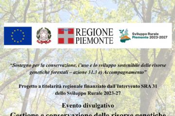 Evento divulgativo "Gestione e conservazione delle risorse genetiche forestali" con Ipla Spa - 17/07/2026