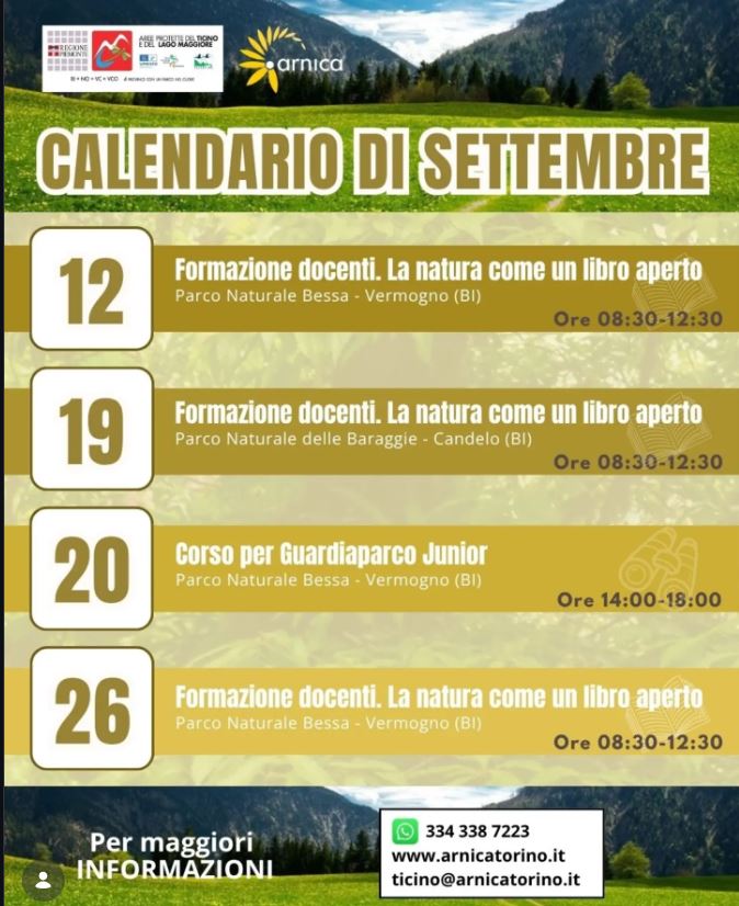 arnica settembre